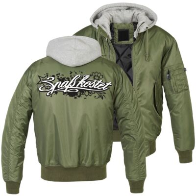 MA1 Bomberjacke mit Kapuze gefüttert Winter Spaß kostet Limitiert S bis 7XL