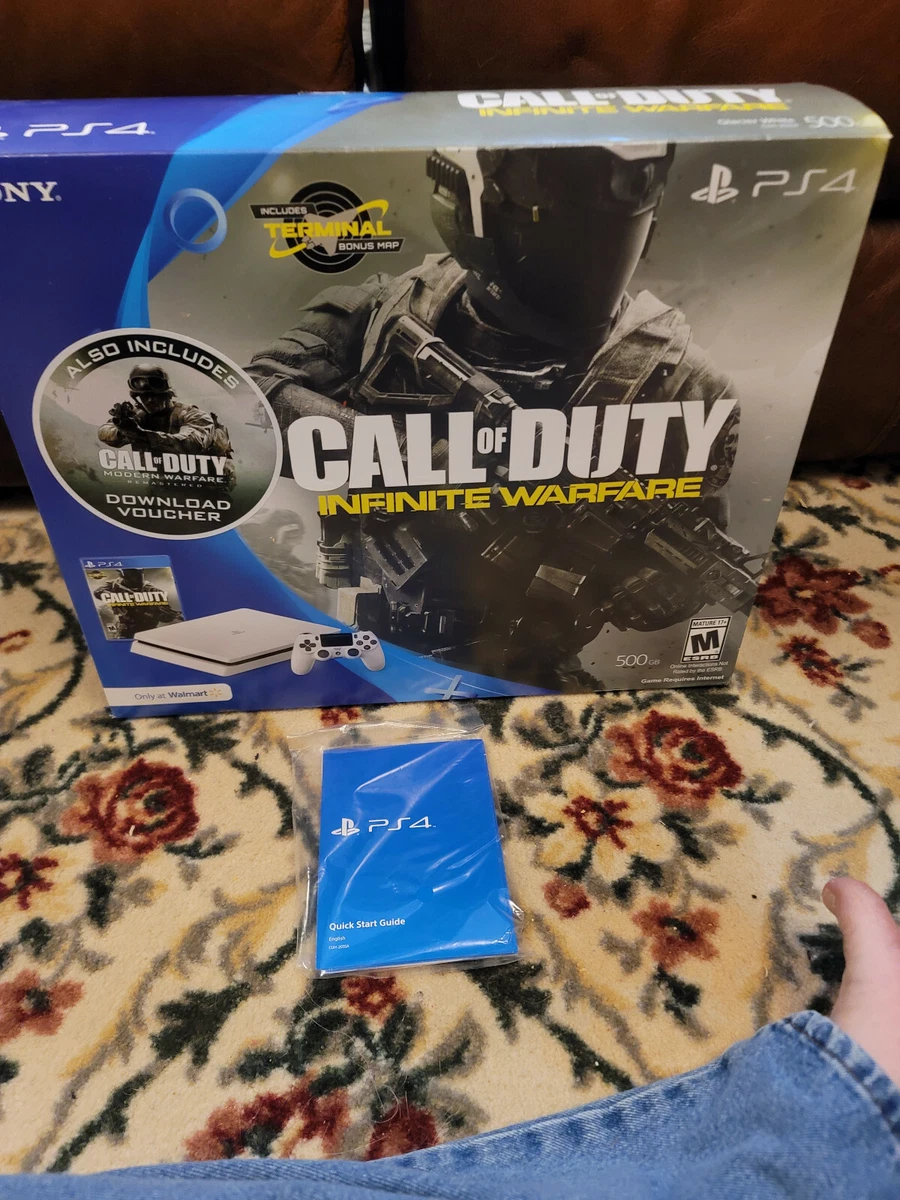 PS4 500GB Console with Call of Duty Modern Warfare 2 Voucher and