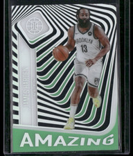 2020-21 Panini Illusions Amazing Emerald #9 James Harden
