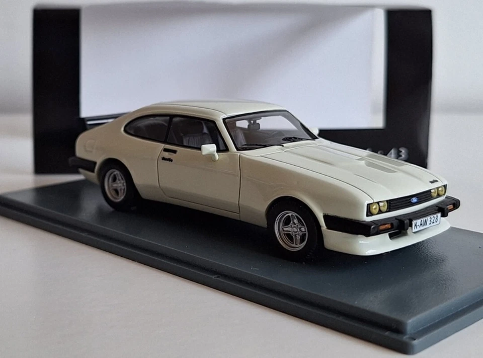 Ford England Capri MKIII Turbo Coupe 1981 White 1:43 Neo 43328 EXTREMELY RARE!! - Image 4 of 4