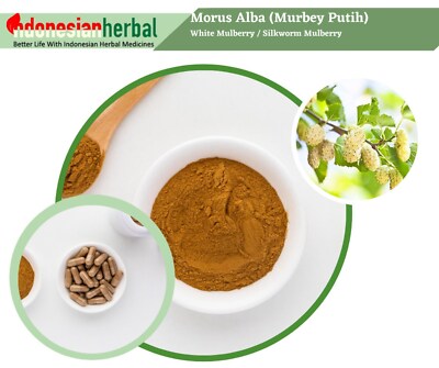 [idHerb] POWDER White Mulberry Silkworm Mulberry Morus Alba Organic WildCrafted