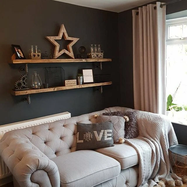 RECLAIMED Scaffold Boards - Rustic Shelves - Industrial Shelf 19.5cm x 3cm - Image 4 of 4