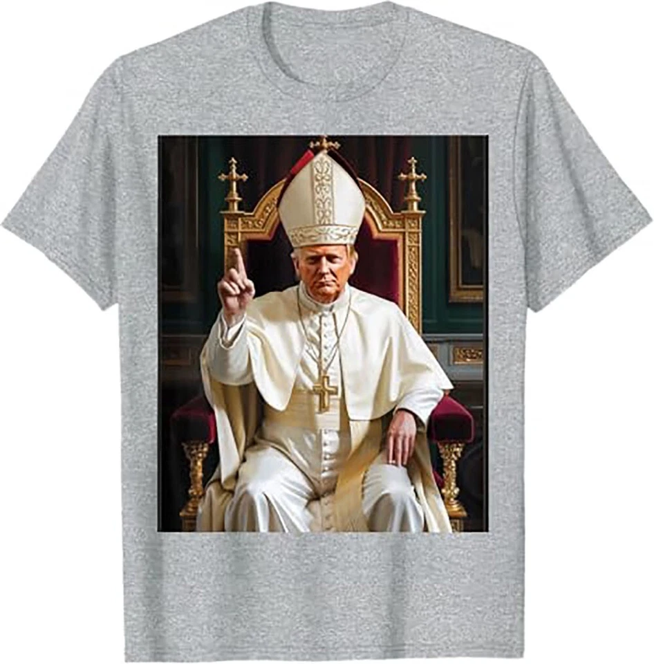 Футболка Pope Trump Funny President Trump Wants To Be The Next Pope - Изображение 4 из 4