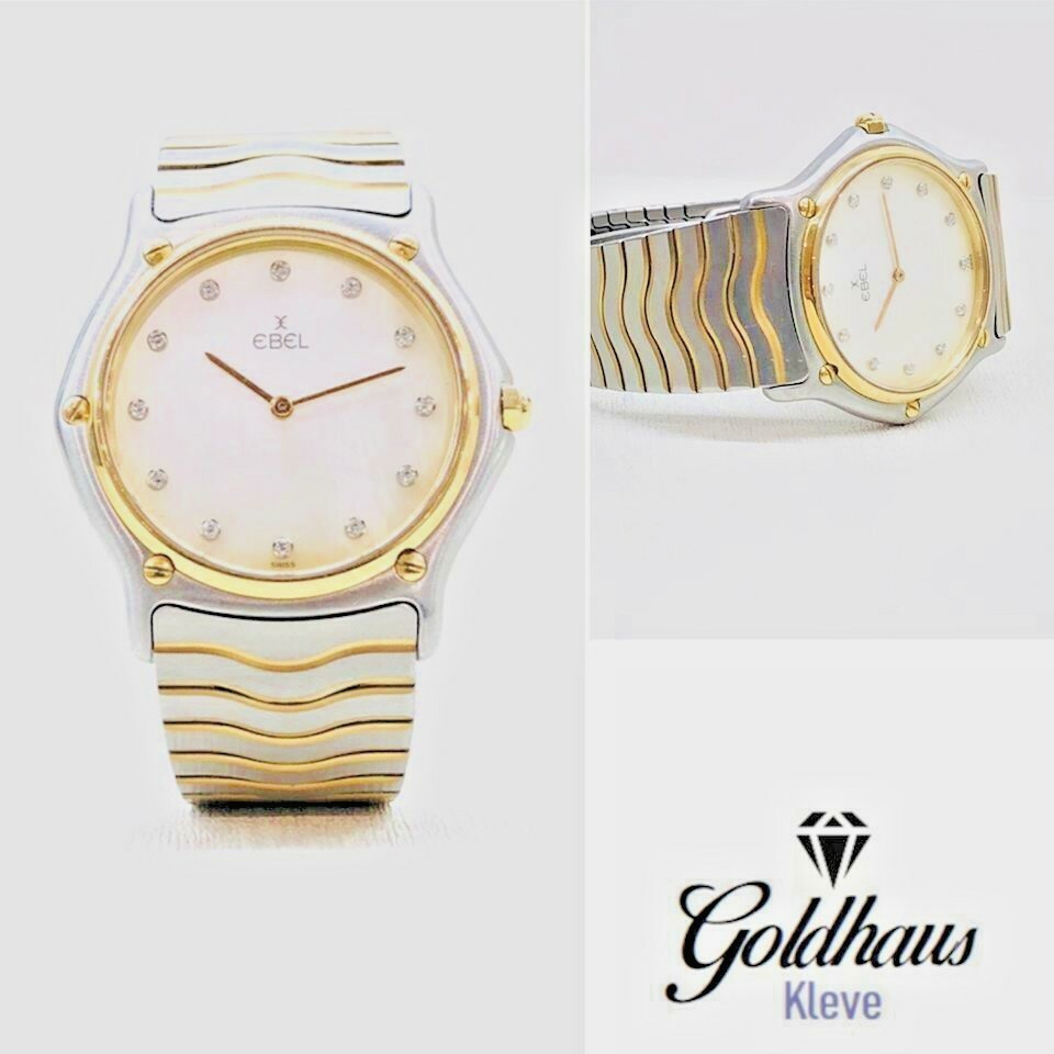 Ebel Sportwave 181903 with a mother of pearl dial 18k 