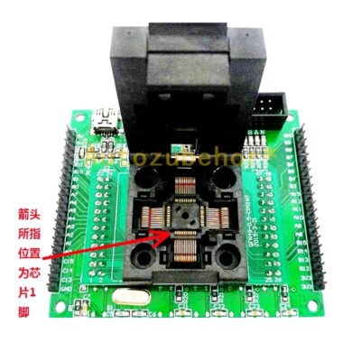 STM32F103 GD32 test stand LQFP48 pin burner support JLINK ST-LINK JTAG SWD #WD6