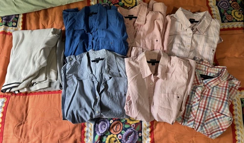 Tommy Hilfiger Classic Shirts and Pants LOT SIZE L / 14 Women Work  Casual Wear