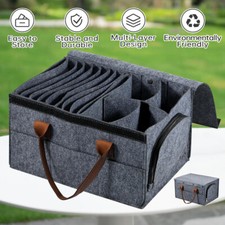 Faltbar Filz Geschirrhalter Camping Geschirr Aufbewahrung Tellerhalter Organizer