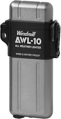 NEW Windmill Turbo Lighter AWL-10 Waterproof Windproof Refillable - gunmetal