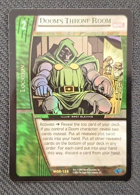 VS System TCG - Doom's Throne Room - MOR-128 Foil Eng