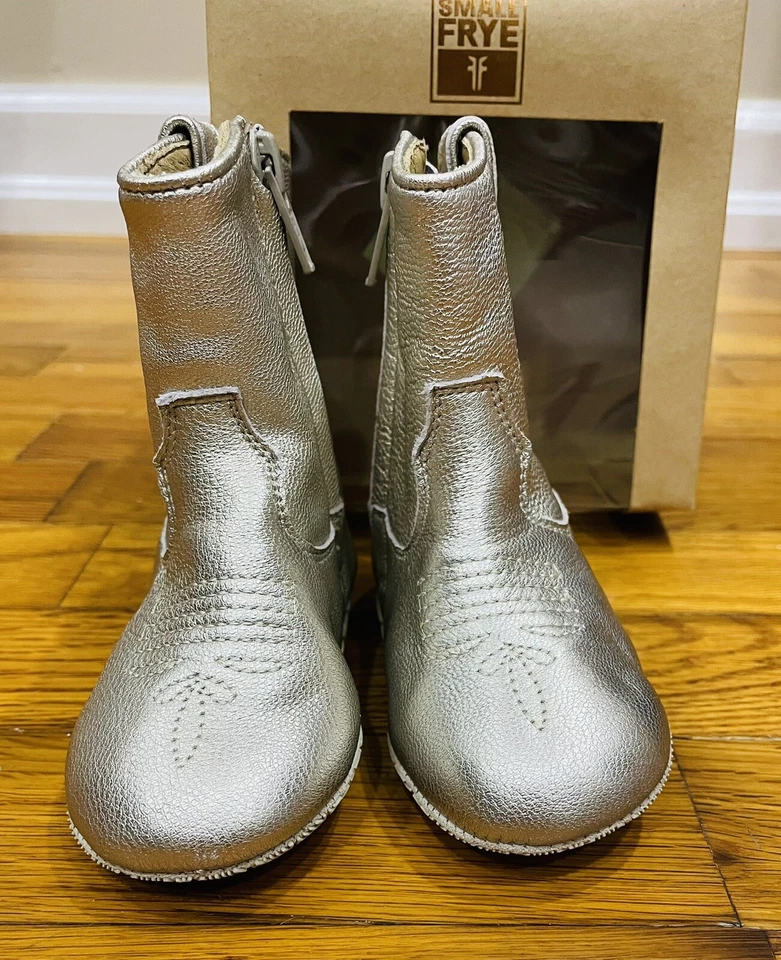 Botín Frye Rodeo Cuero Dorado 3 Nuevo en Caja Foto 2 de 4
