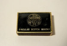 Vintage CHEQUERS SCOTCH WHISKY MATCHES/MATCHBOX Made in Sweden