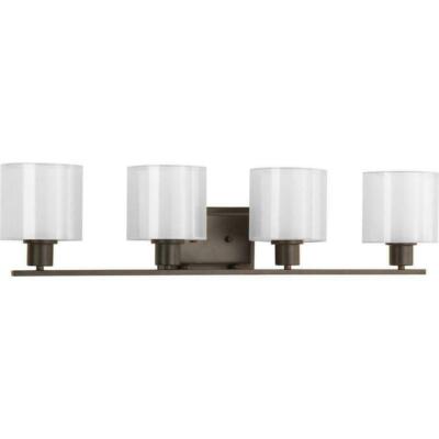 Progress Lighting Invite 4 Light Vanity Bath Fixture Antique Bronze P2080-20 NEW