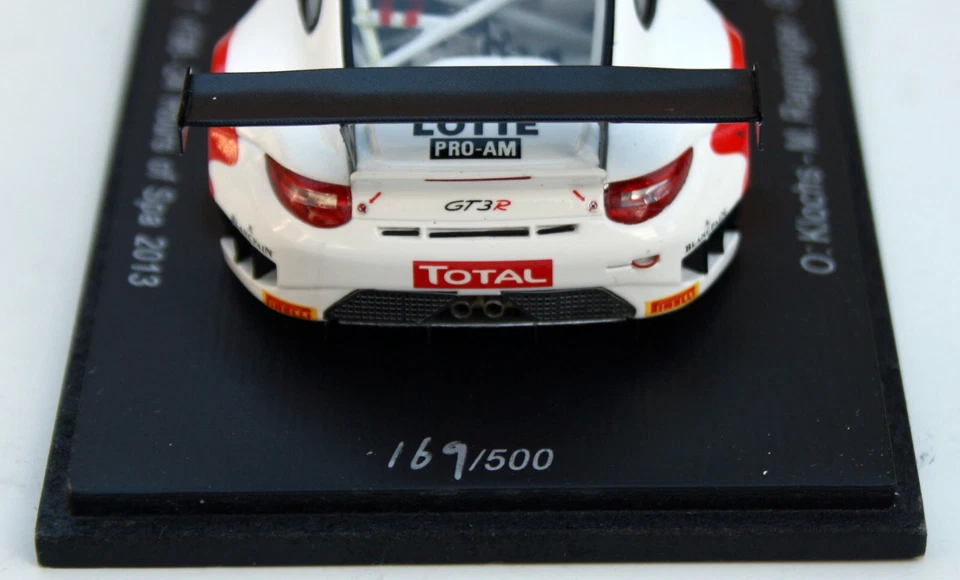 Porsche 911 GT3 R 997 "24h Spa Francorchamps 2013", Spark 1:43, Limitato 500 Pz - Immagine 4 di 4
