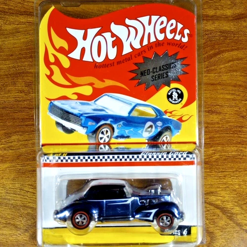 Hot Wheels RLC Neo-Classics Classic Cord 1505/11000 Aqua Redline Series 2005