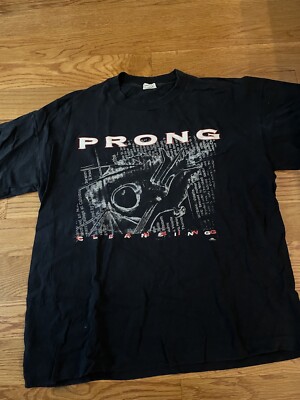 prong cleansing xl shirt vintage retro original danzig helmet Metallica Metal
