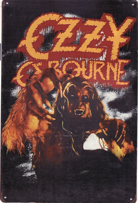 Blechschild Ozzy Osbourne  20 x 30 cm