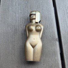 Altes Feuerzeug - Sammlerstück - Goldene Frau
