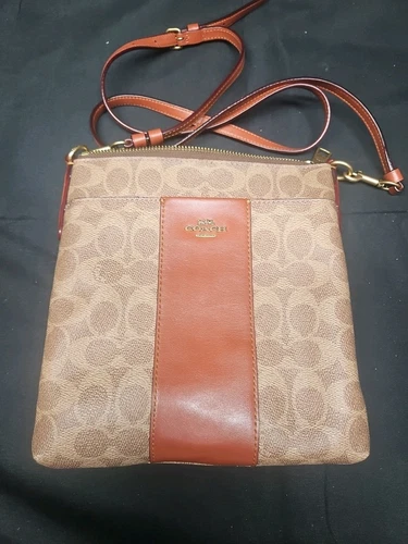 Borsa Coach CrossBody Marrone Ruggine