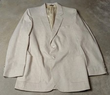 Vintage Levis Coat Mens 40R Tan Sport Coat Trimcut Jacket Made In USA