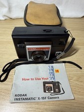 VINTAGE KODAK INSTAMATIC X-15F 126 FILM CAMERA PRE-OWNED