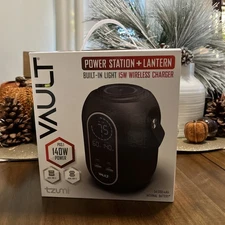 Tzumi Vault Power Station Lantern / Great For Camping Or Power Outage