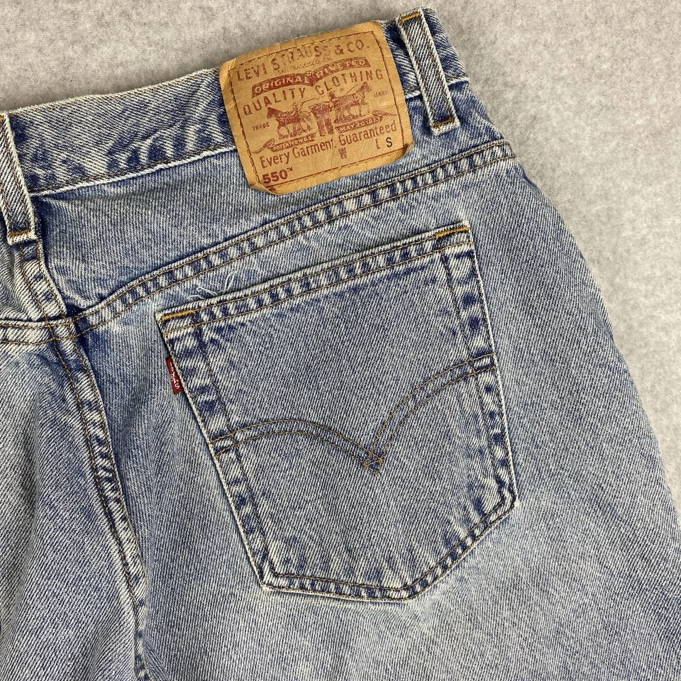 Vintage Levis 550 Jeans Womens 18 Blue Relaxed Fit Tapered Leg Y2K Denim Pants - Image 3 of 4