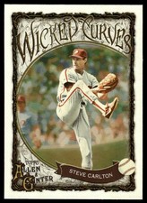 Steve Carlton 2025 Topps Allen & Ginter #WC-14 Wicked Curves Phillies Card