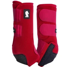 64CE Classic Equine Legacy System Crimson Front Sport Support Boots Large
