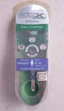 INOVA SoleX Sport Women's Size 6-10 Orthotics X-Static Silver NIP Firm Support