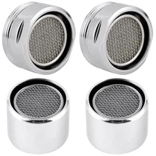 iFealClear 4 Pack Faucet Aerator, Stainless Steel Kitchen Sink Faucet Aerator...