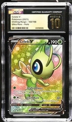 Celebi V 160/198 - Pokémon Chilling Reign CGC 10 Pristine | eBay