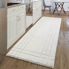 White 24 x 60 Bathroom Runner Rug Extra Long NonSlip Large Bath Mat Tub