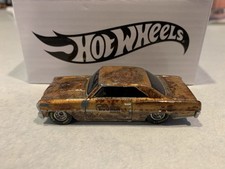 Hot Wheels 66 Chevy Nova SS Custom Patina Hooker Headers Shop Ride 🔥 👀