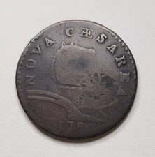 1786 New Jersey Copper Maris 21-p - Rarity-5 Colonial Copper Coin