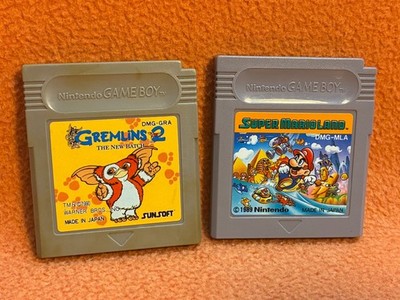 Super Mario World Land & Gremlins 2 Nintendo Game Boy DMG MLA  GRA Japanese!