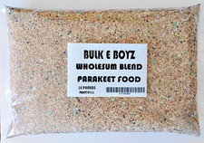 Bulk E Boyz Wholesum Blend Parakeet Food. 10 Lb Bag. Product of U.S.