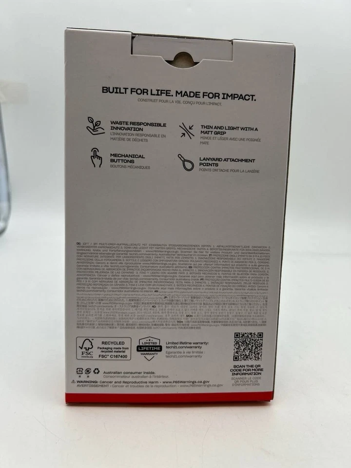 Tech21 EvoLite Series Case for Apple iPhone 16e/15/14/13 - Blue - Image 2 of 3