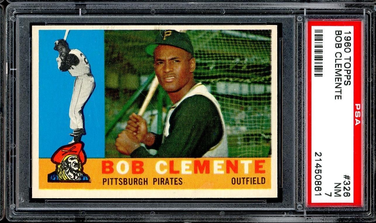 1960 Topps Baseball #326 Bob Clemente PSA 7