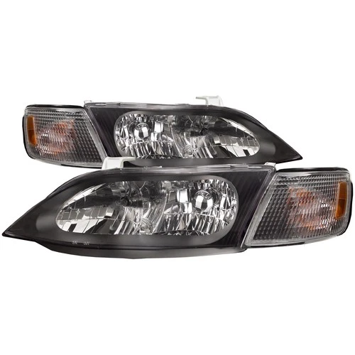 Headlights Halogen 4Pc Set w/Corner Park Signal lights For 1997-2001 Lexus ES300