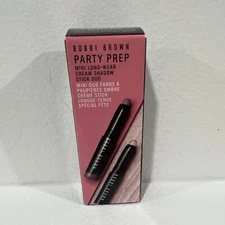 Bobbi Brown Party Prep Mini Long Wear Cream Shadow  Duo 0.9g Each