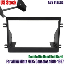 For 1989 -1997 Mazda Miata NA Double Din Head Unit Bezel Bracket For 7" Radio US