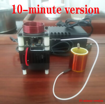 Tesla coil hfsstc electronic candle high frequency plasma flame demo diy+power