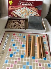 Scrabble Crossword Family Board Game 1998 Made In USA Vintage Nostalgia Complete
