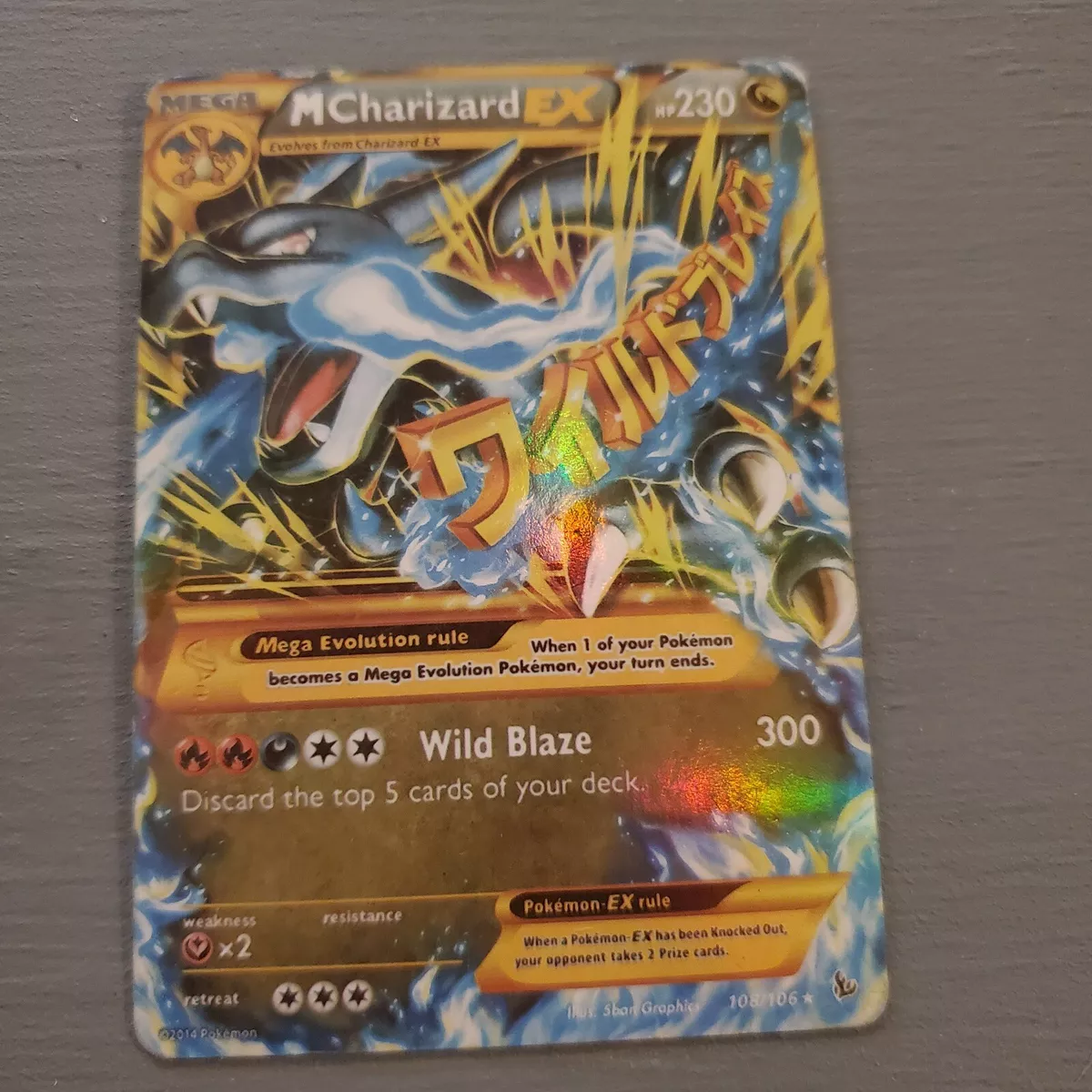 Pokemon - Mega-Charizard-EX (108) - XY Flashfire - Holo