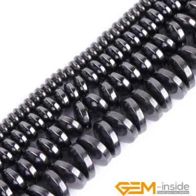 Perle Di Pietra Di Emate Nera Naturale 2mm 3mm 4mm Perline Distanziatrici Allentate Quadrate Per Gioielli Che Fanno Accessori Per Bracciali Collana Fai Da Te - Foto 8