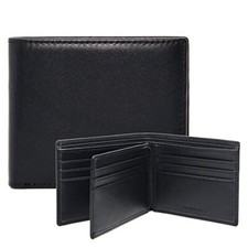 Slim Wallet for Men Leather RFID Block Bifold Stitching Stylish Wallet,ID Window