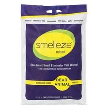 SMELLEZE Natural Dead Animal Odor Removal Granules 25 lb. Bag Sprinkle in Yard