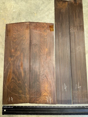 Cocobolo Guitar Back And Side Set