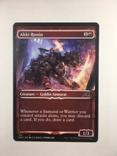 MTG Kamigawa Neon Dynasty Akki Ronin Showcase #319 Magic the Gathering