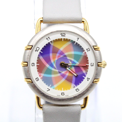 Vintage Avon Color Watch Womens Gold Tone Stainless Steel  display picture 3